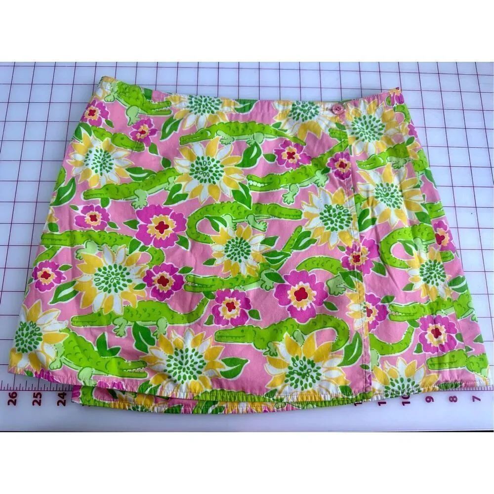 Lilly Pulitzer VINTAGE size 2 REVERSIBLE skirt